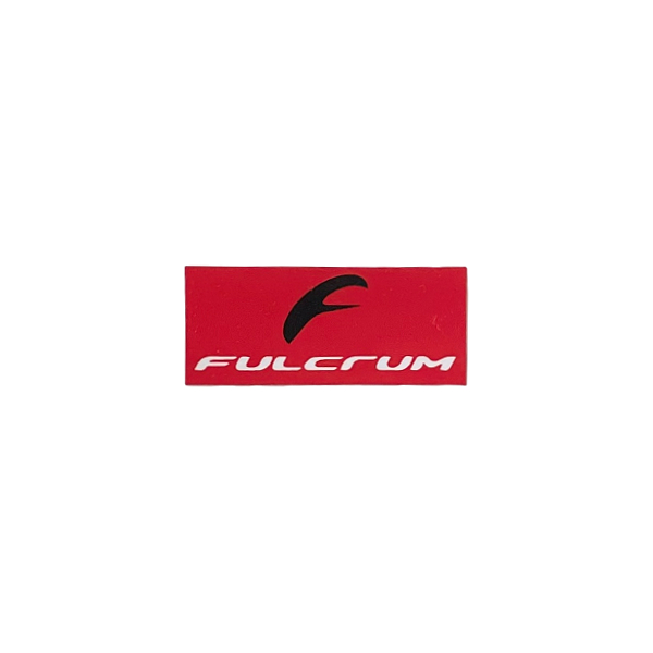 FULCRUM(フルクラム)ロゴステッカー(PRINT DECAL/レッド/ブラック/ホワイトロゴ)