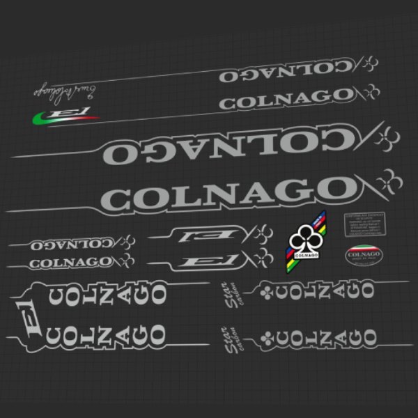 COLNAGO(コルナゴ)E1フレームステッカーセット(2005/グレー)