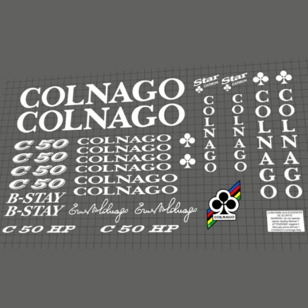 COLNAGO(コルナゴ)C50 HPフレームステッカーセット(2004/ホワイト)