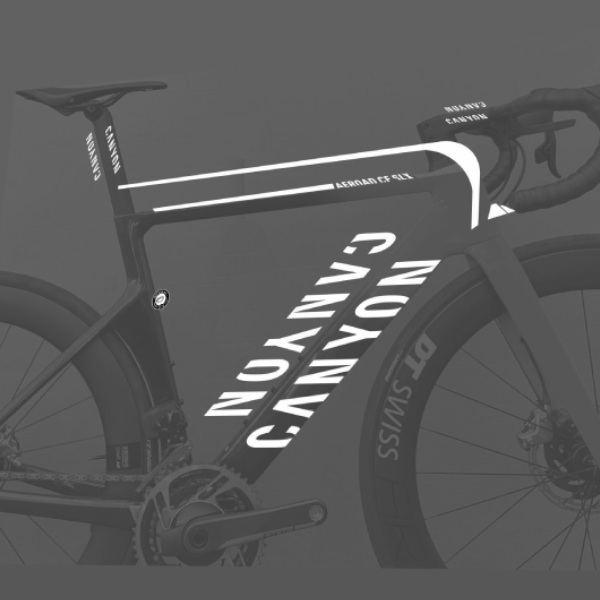 CANYON(キャニオン)AEROAD(エアロード)CF SLX 8.0フレームステッカーセット(2019/ホワイト)