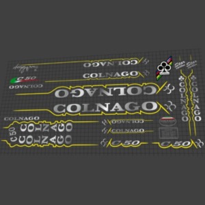 COLNAGO(コルナゴ)C50フレームステッカーセット(2005/シルバー