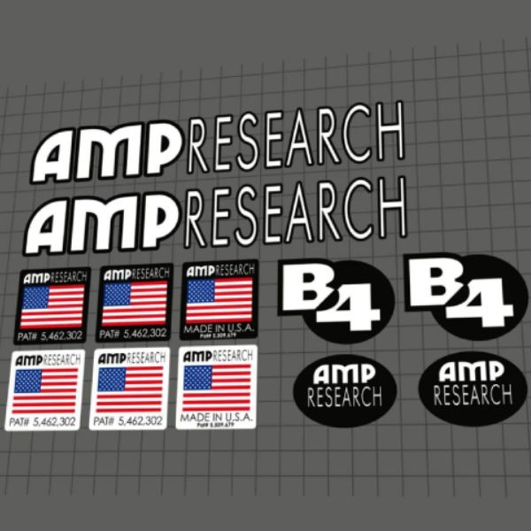 AMP RESEARCH(アンプリサーチ)B4フレームステッカーセット(1995)