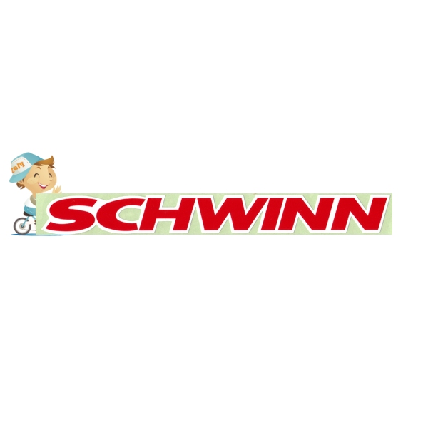 SCHWINN(シュウィン)ロゴステッカー(レッド)