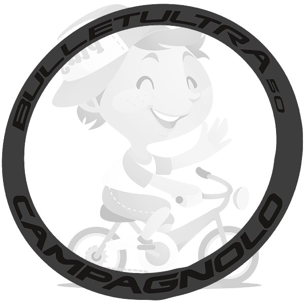 CAMPAGNOLO(カンパニョーロ)BULLET ULTRA(バレットウルトラ)50ホイールステッカーセット(ホイール2本分/ブラック)