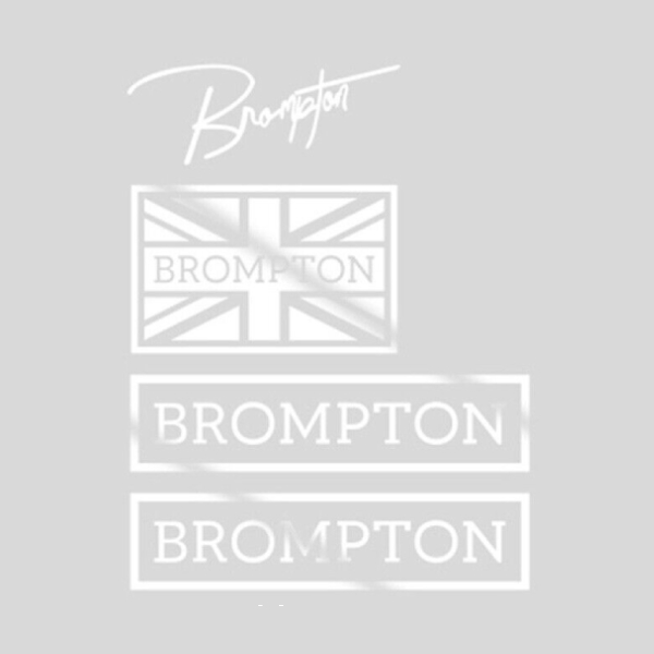 BROMPTON(ブロンプトン)ステッカー セット(ホワイト)