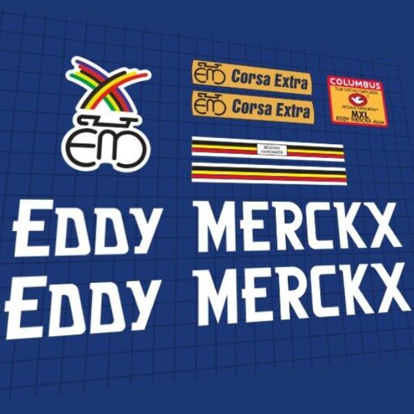 EDDY MERCKX(エディメルクス)Corsa Extra(コルサエキストラ)フレームステッカーセット