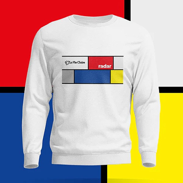La Vie Claire(ラヴィクレール)Team Sweatshirt(チームスウェットシャツ)(ホワイト)