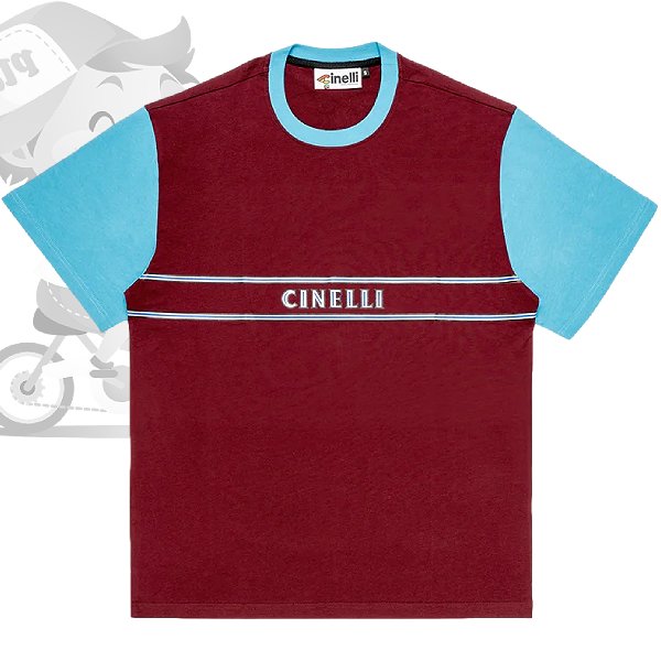 Cinelli(チネリ)HERITAGE(ヘリテージ)Tシャツ(BORDEAUX(ボルドー))