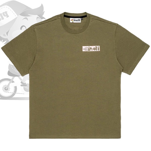 Cinelli(チネリ)Tシャツ(WE-BIKE-HARDER 2023/アーミー)