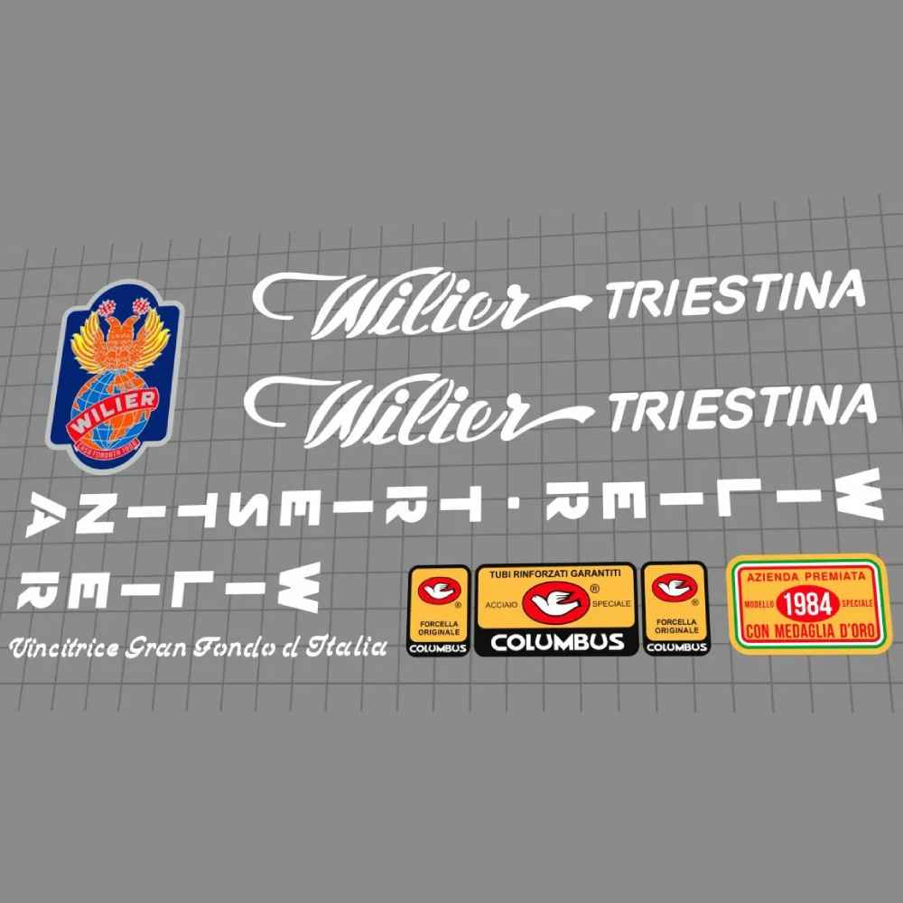 Wilier TRIESTINA(ウィリエールトリエスティーナ)Ramata(ラマタ)フレームステッカーセット(1984/ホワイト)