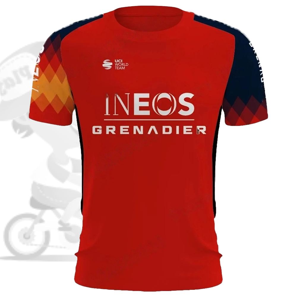 INEOS GRENADIER(イネオス グレナディア)チームテクニカルシャツ(2024/レッド)