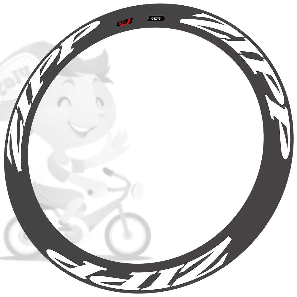 ZIPP(ジップ)404リムステッカーセット(DISC BRAKE/59mm/グロスホワイト) | Pursuit Kids / e-store