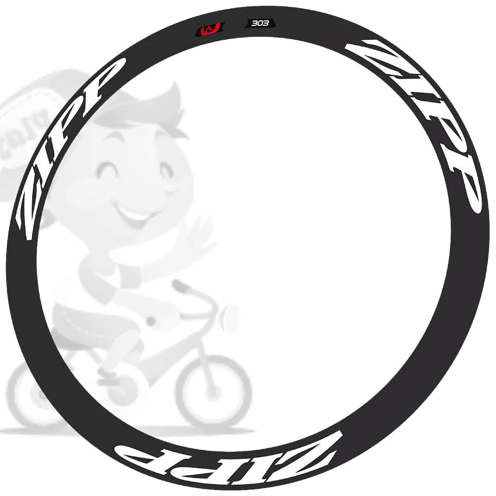 ZIPP(ジップ)303リムステッカーセット(DISC BRAKE/59mm/グロスホワイト)