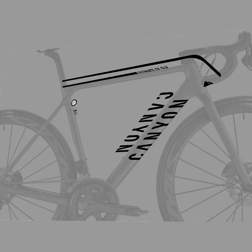 CANYON(キャニオン)ULTIMATE(アルティメイト)CF SLX 9.0フレームステッカーセット(2019-2020/ブラック)