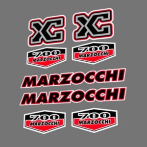 MARZOCCHI タイプ　サスペンションショック レッド/ブラック MARZOCCHI(マルゾッキ)XC 700フロントサスペンションフォーク