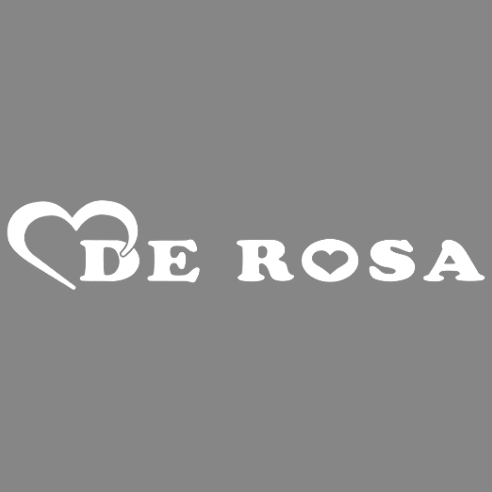 DE ROSA(デローザ)ロゴステッカー(旧デザイン/ホワイト)