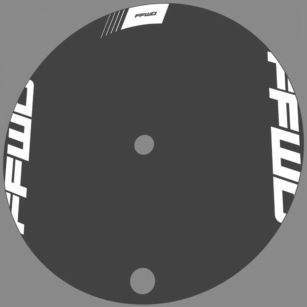 FFWD DISC-Tディスクホイールステッカーセット(2020/リア/ホワイト)