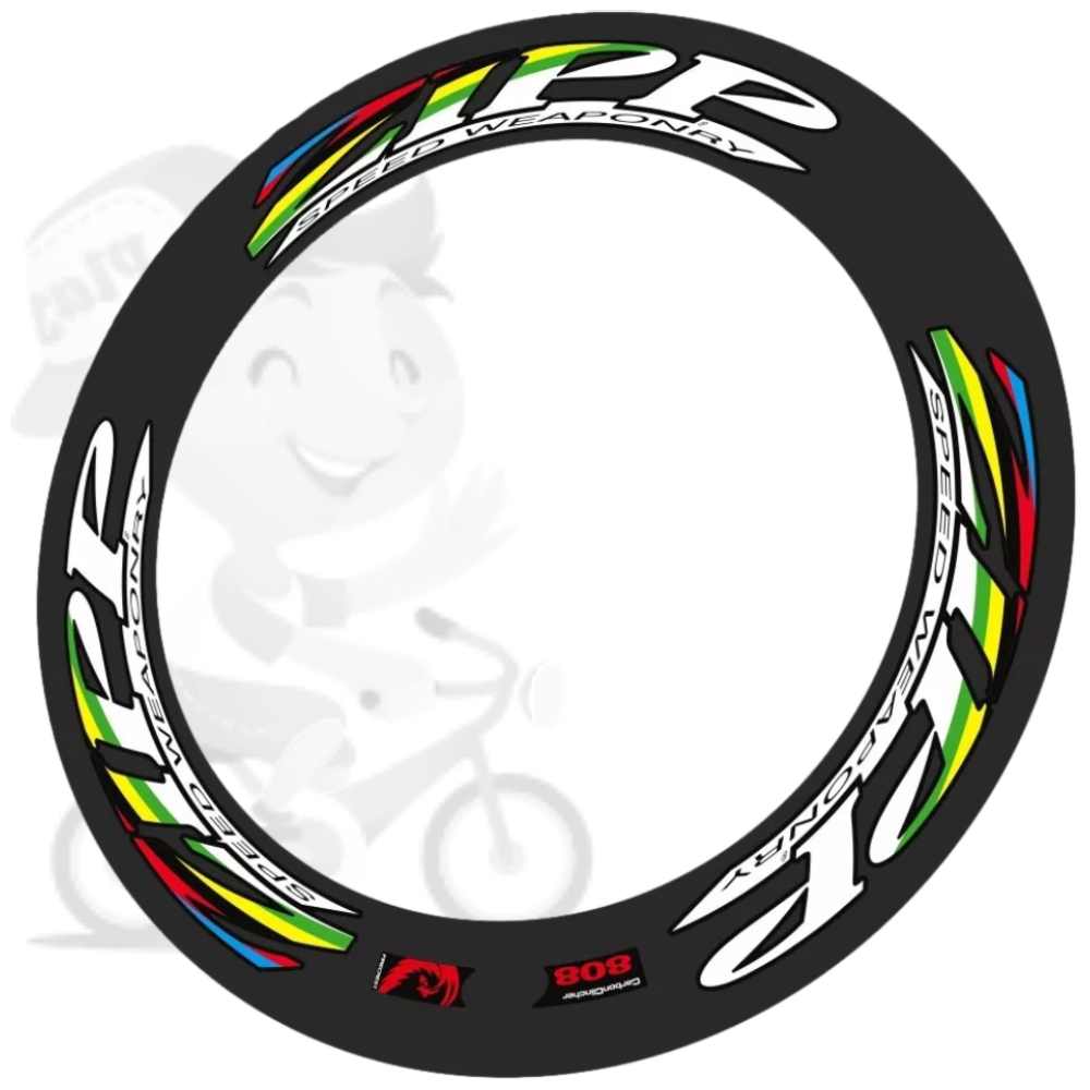 ZIPP(ジップ)404+808リムステッカーセット(2012/UCI WORLD CHAMPION COLORED)