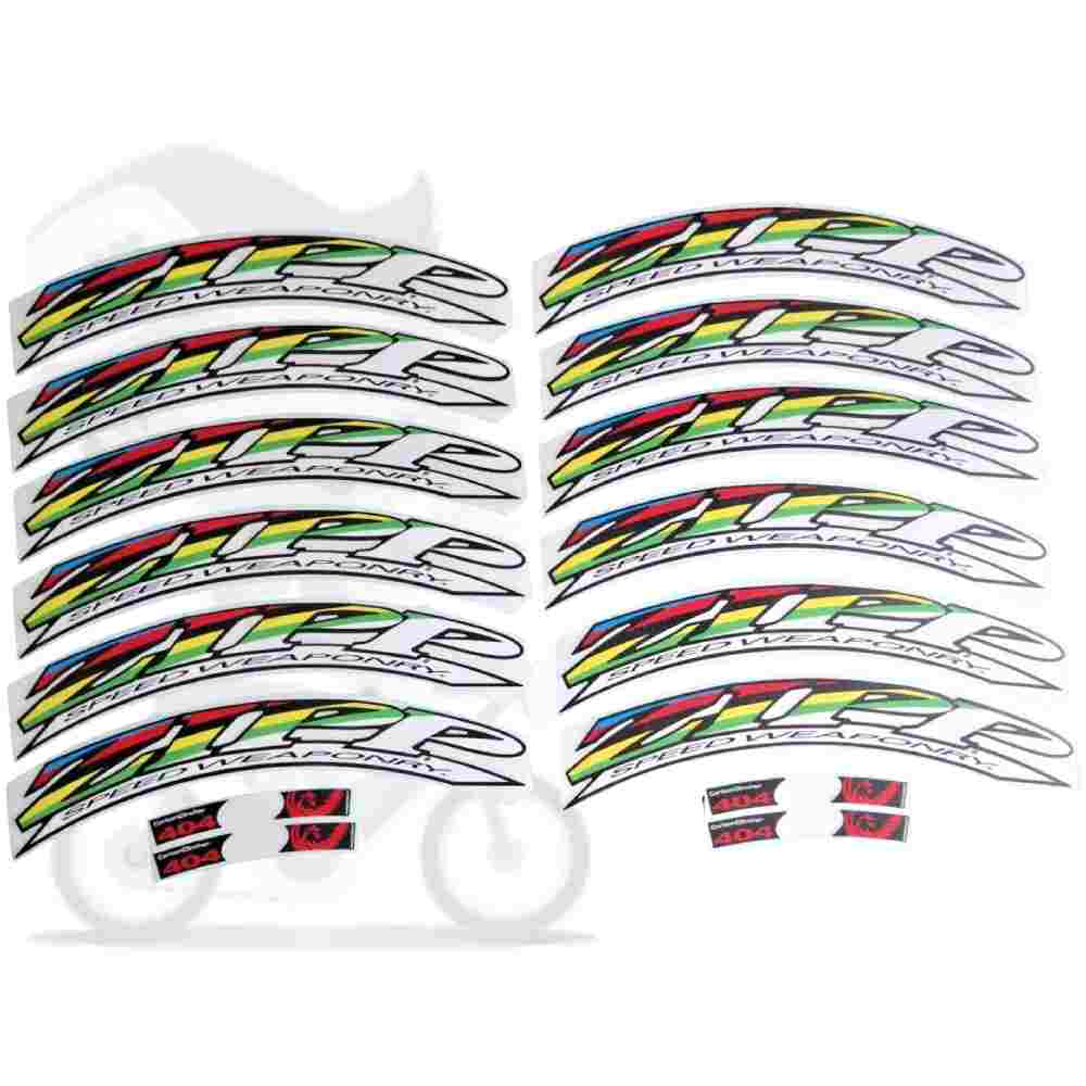 ZIPP(ジップ)404リムステッカーセット(2012/UCI WORLD CHAMPION COLORED/リム2本分)