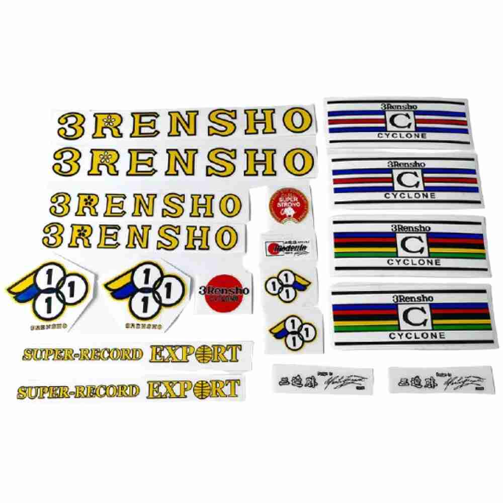3RENSHO(サンレンショウ)SUPER RECORD EXPORT(スーパーレコードエクスポート)フレームステッカーセット