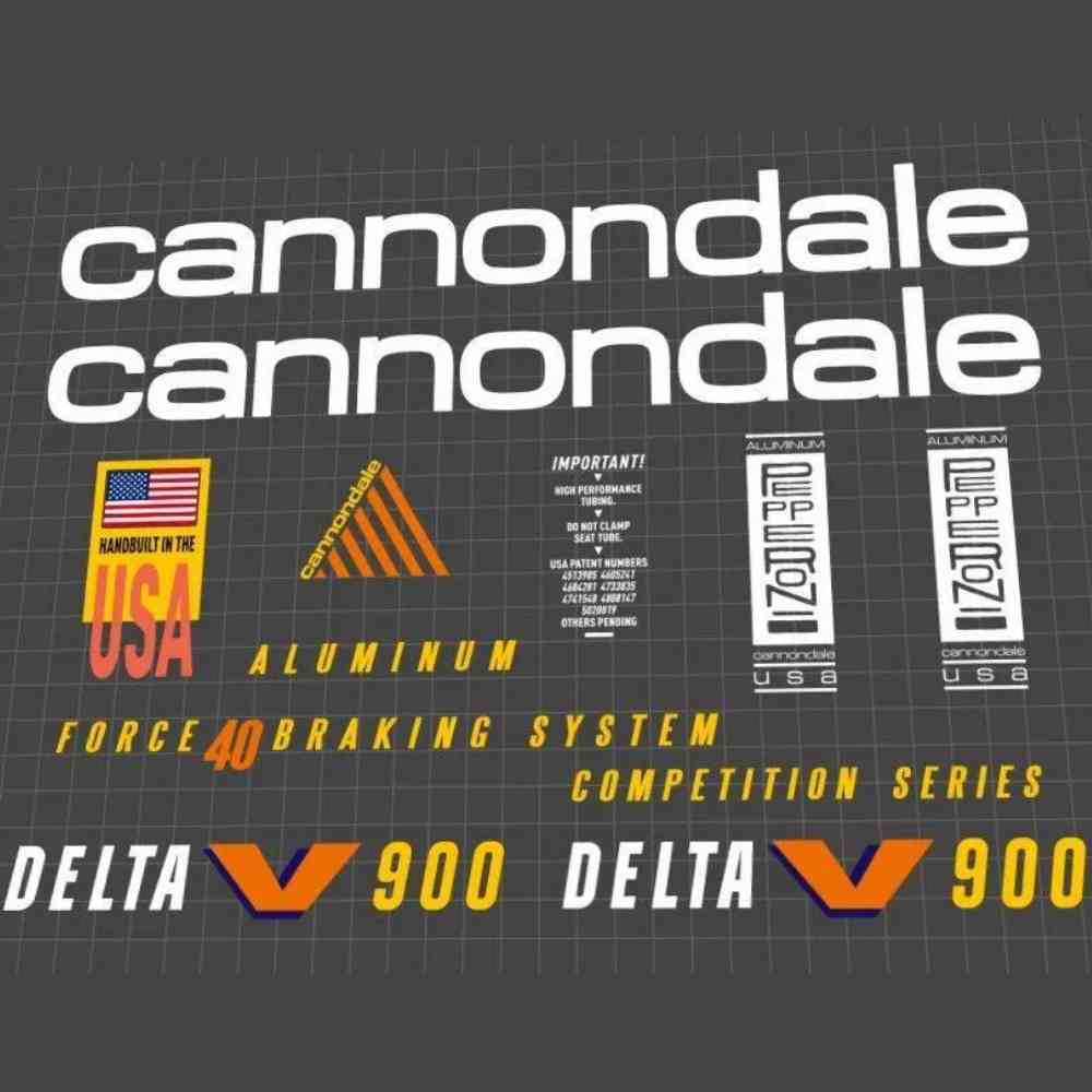 cannondale(キャノンデール)DELTA V900フレームステッカーセット