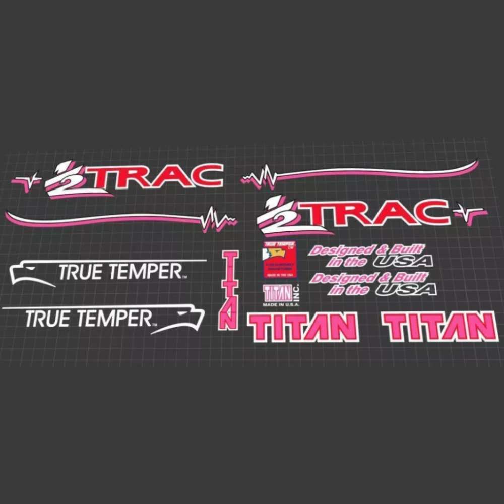 TITAN HALF TRAC(チタンハーフトラック)フレームステッカーセット