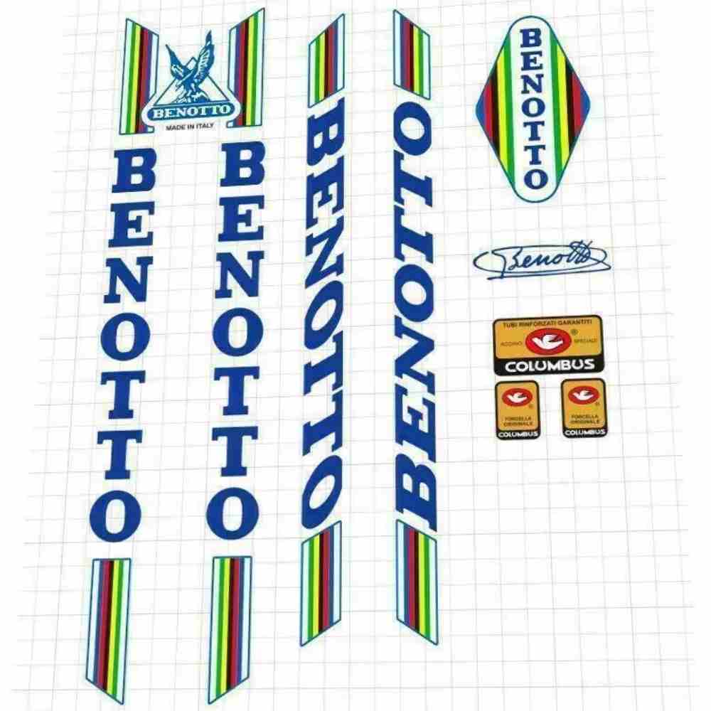 BENOTTO(ベノット)フレームステッカーセット(ネイビー)