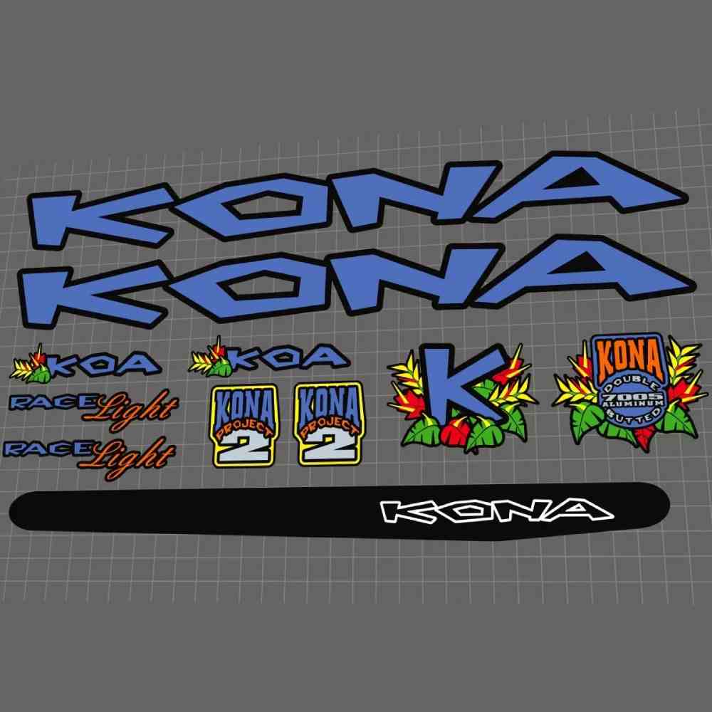 KONA(コナ)KOA(コア)フレームステッカーセット(1997)