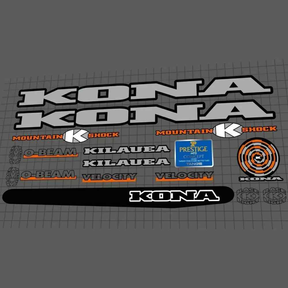 KONA(コナ)KILAUEA(キラウエア)フレームステッカーセット(1997)