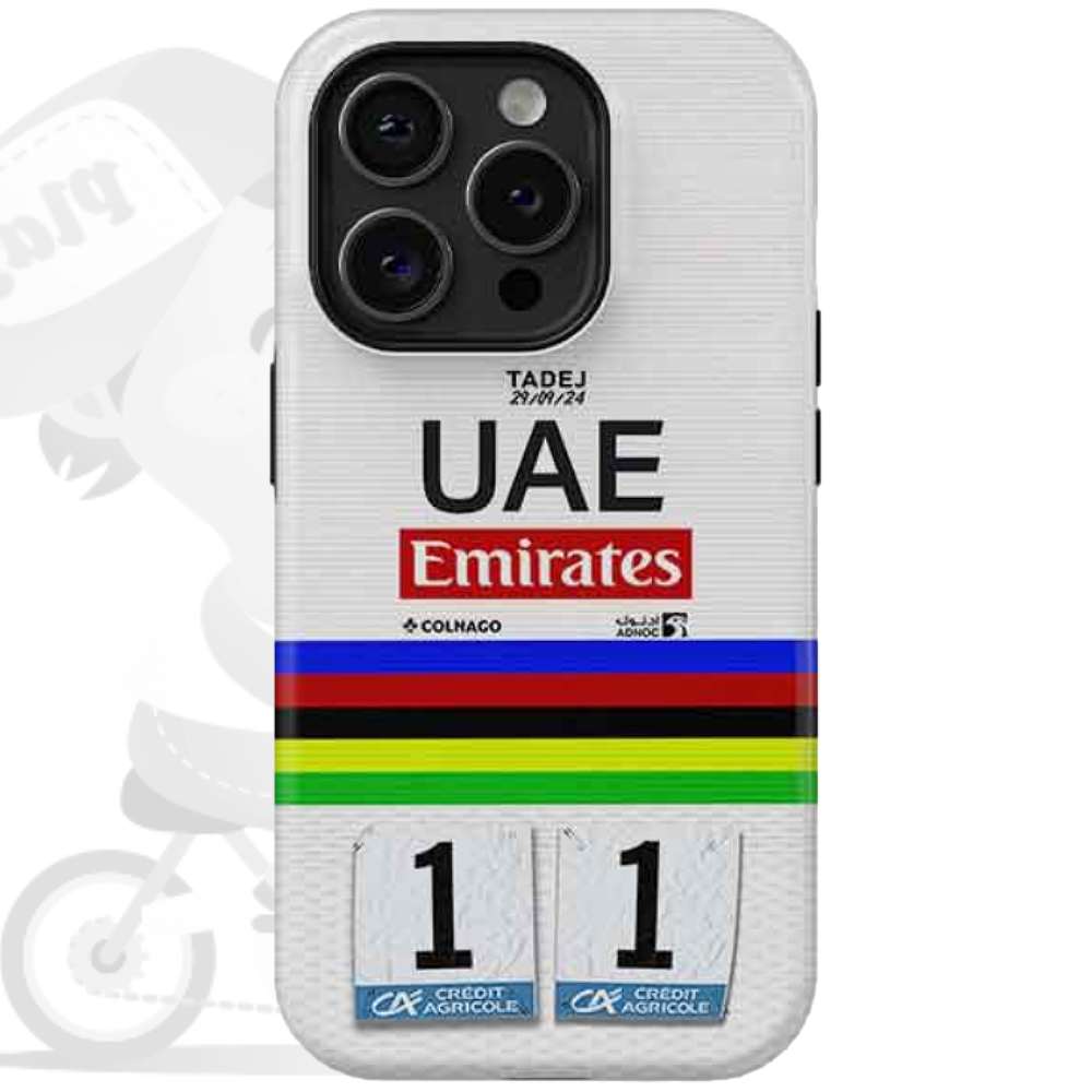 UAE-Team Emirates(ユーエーイーチームエミレーツ)iPhoneカバー(Eデザイン)
