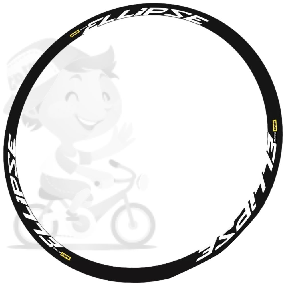 MAVIC(マヴィック)ELLIPSE(エリプス)リムステッカーセット(ホワイトリフレクティブ/リム2本分)