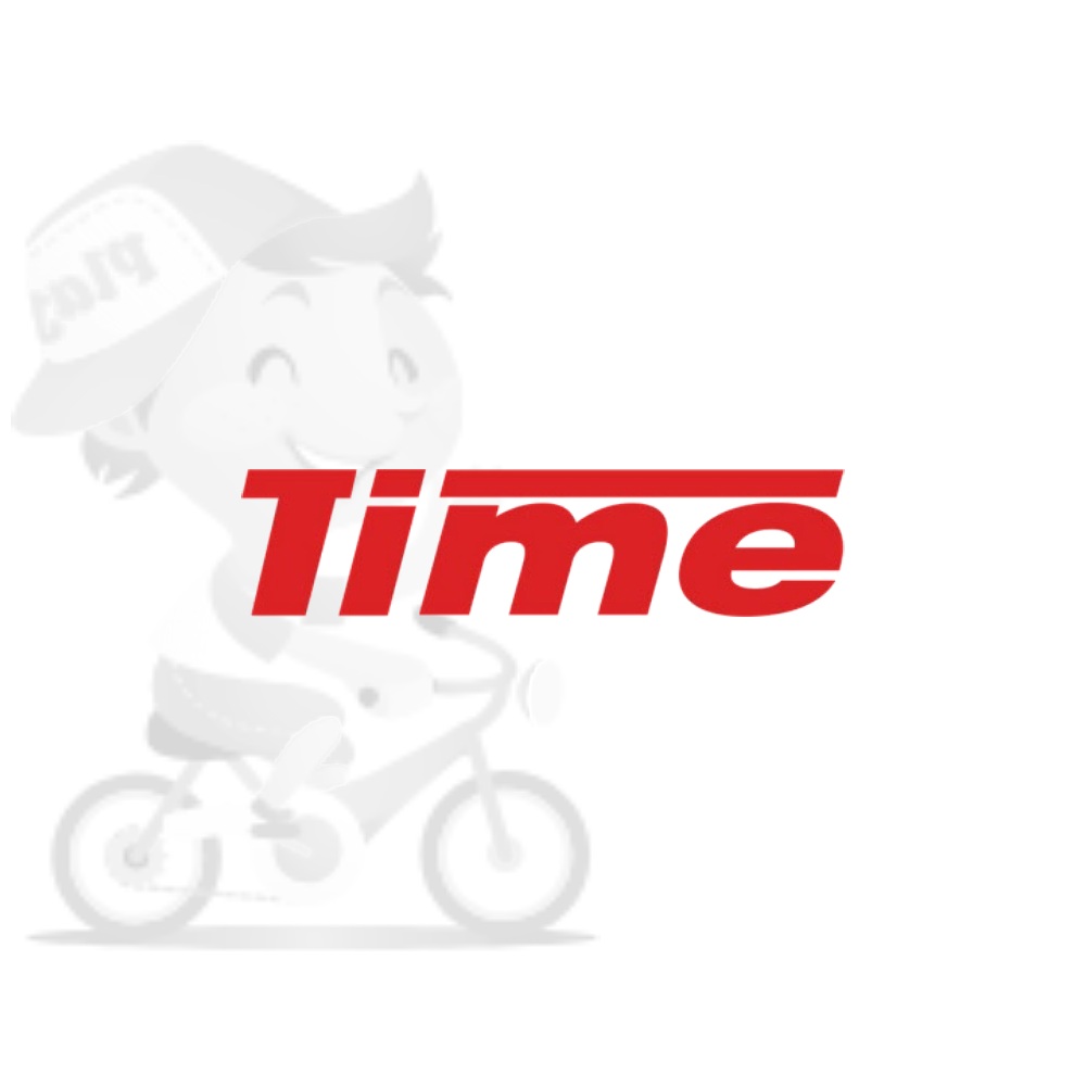 Time(タイム)シートチューブ用ステッカー(旧デザイン/レッド/2枚1セット)