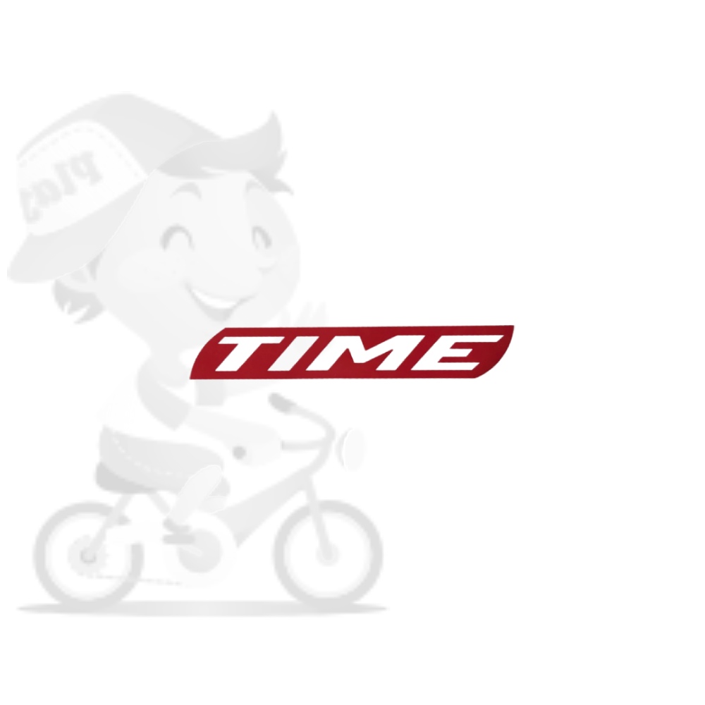 TIME・ヘッドマーク用ロゴステッカー(レッド/W13.6/H1.8)