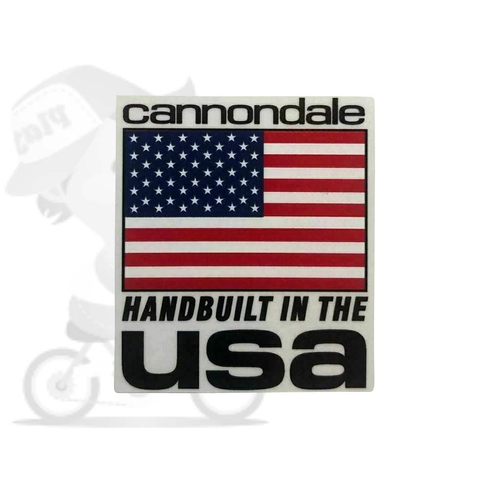 cannondale(キャノンデール)HANDBUILT IN THE usaステッカー(ブラック)