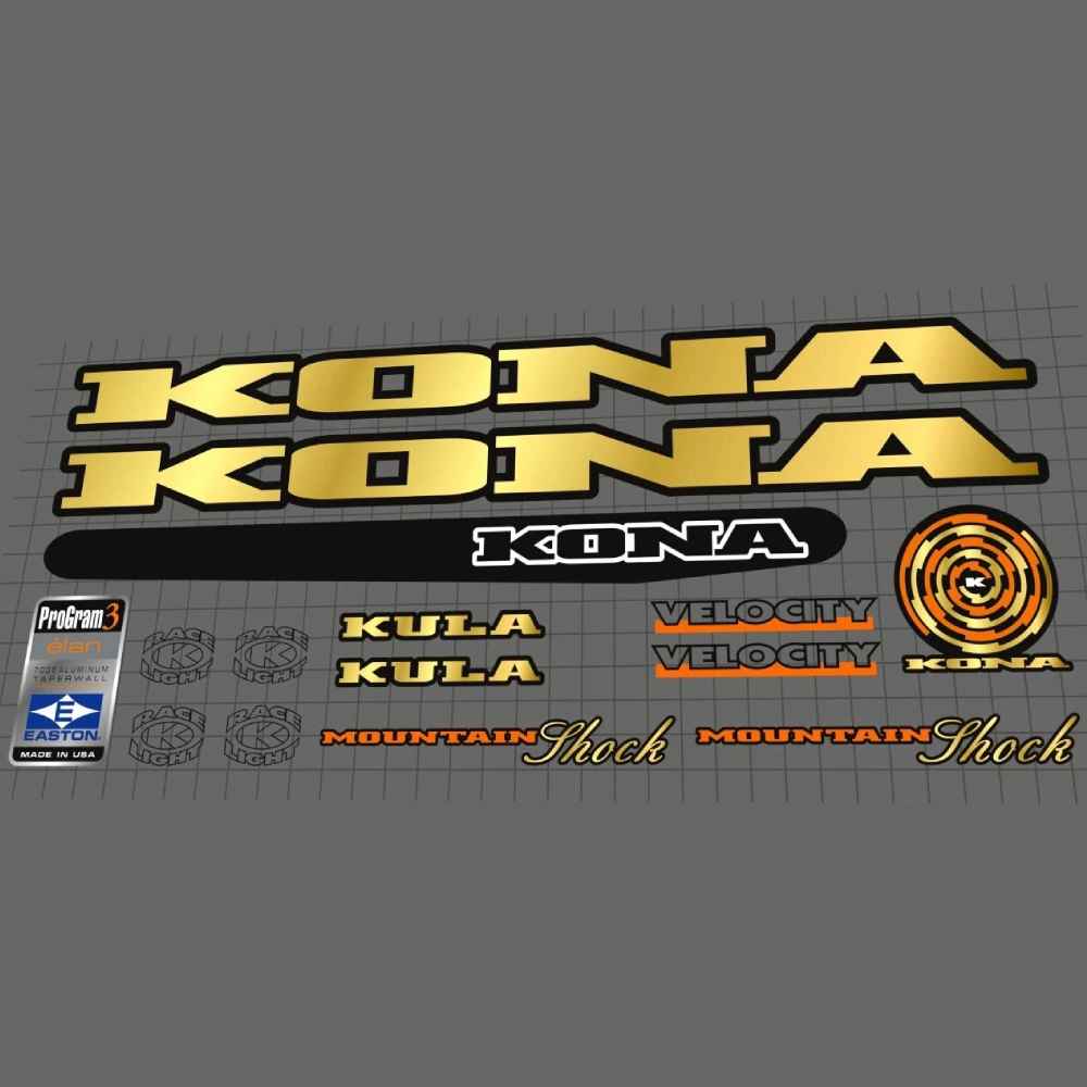 KONA(コナ)KULA(クラ)フレームステッカーセット(1995)
