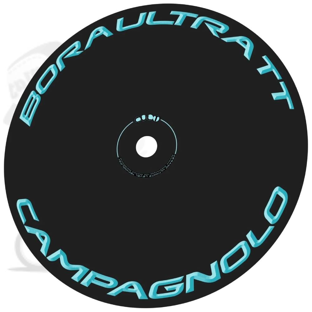 CAMPAGNOLO(カンパニョーロ)BORA ULTRA TT(ボラウルトラティーティー)ディスクホイールステッカーセット(CELESTE(チェレステ))