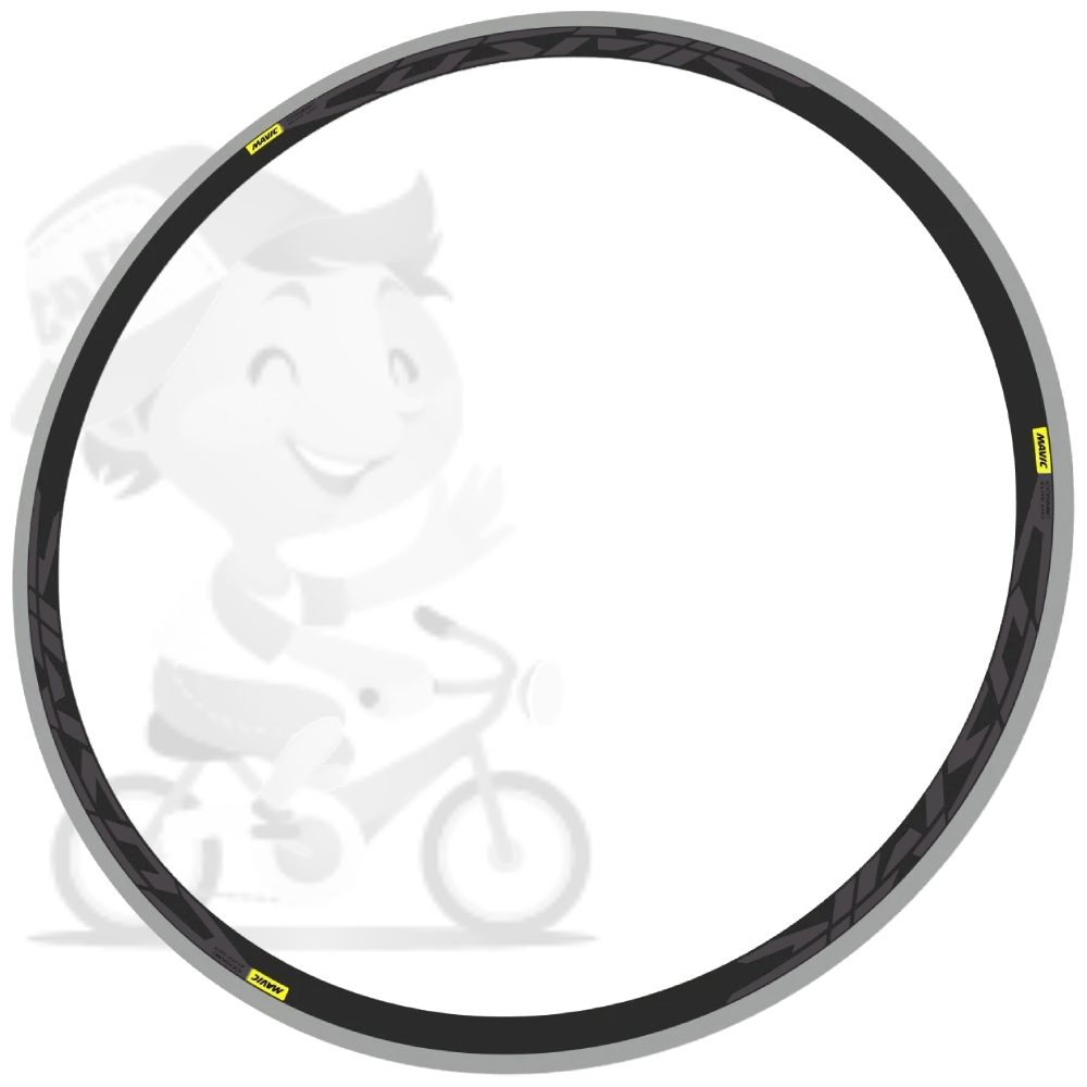MAVIC(マヴィック)COSMIC ELITE(コスミックエリート)USTリムステッカーセット(リフレクティブダークグレー/リム2本分)