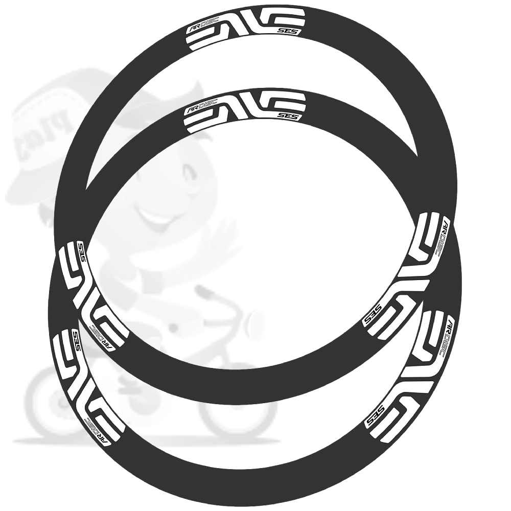ENVE(エンヴィ)SES 4.5 AR DISCリムステッカーセット(GLOSSY WHITE(グロッシーホワイト))