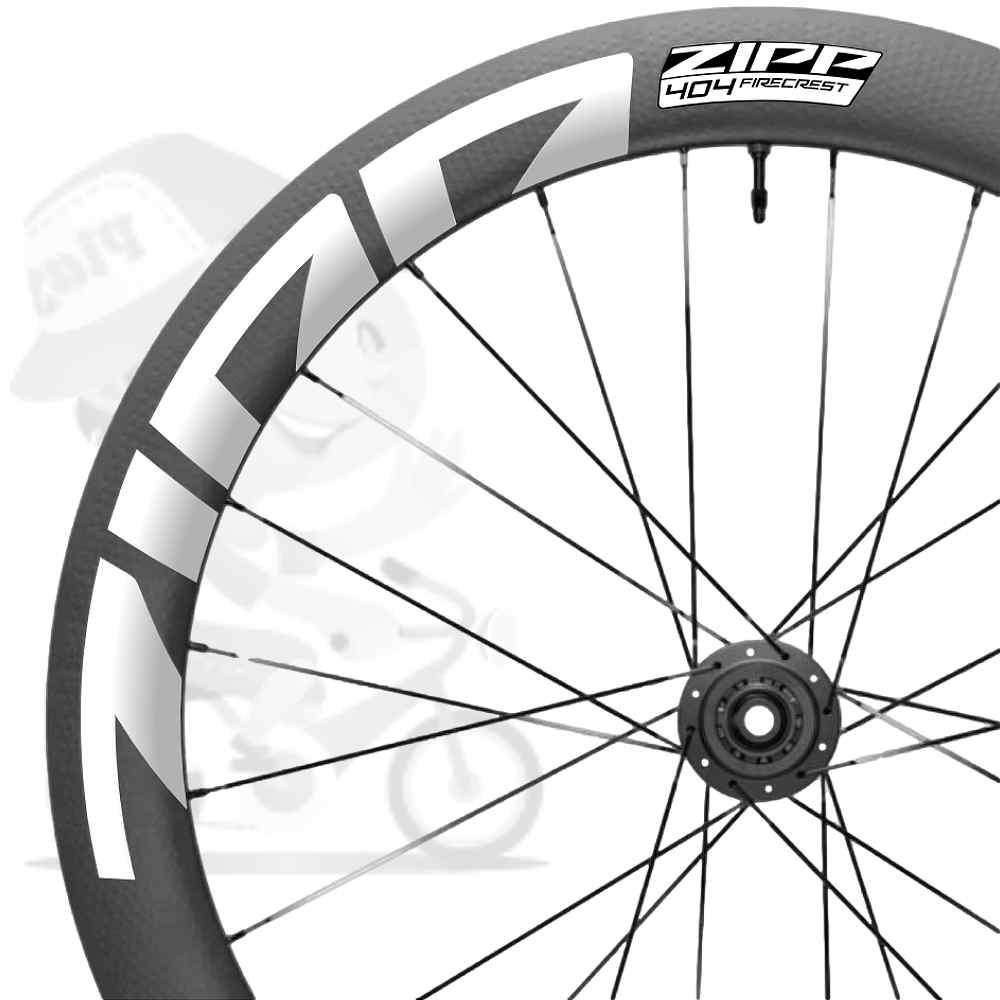 ZIPP(ジップ)404 Firecrest(ファイアークレスト)リムステッカーセット(2022/ホワイト/リム2本分)