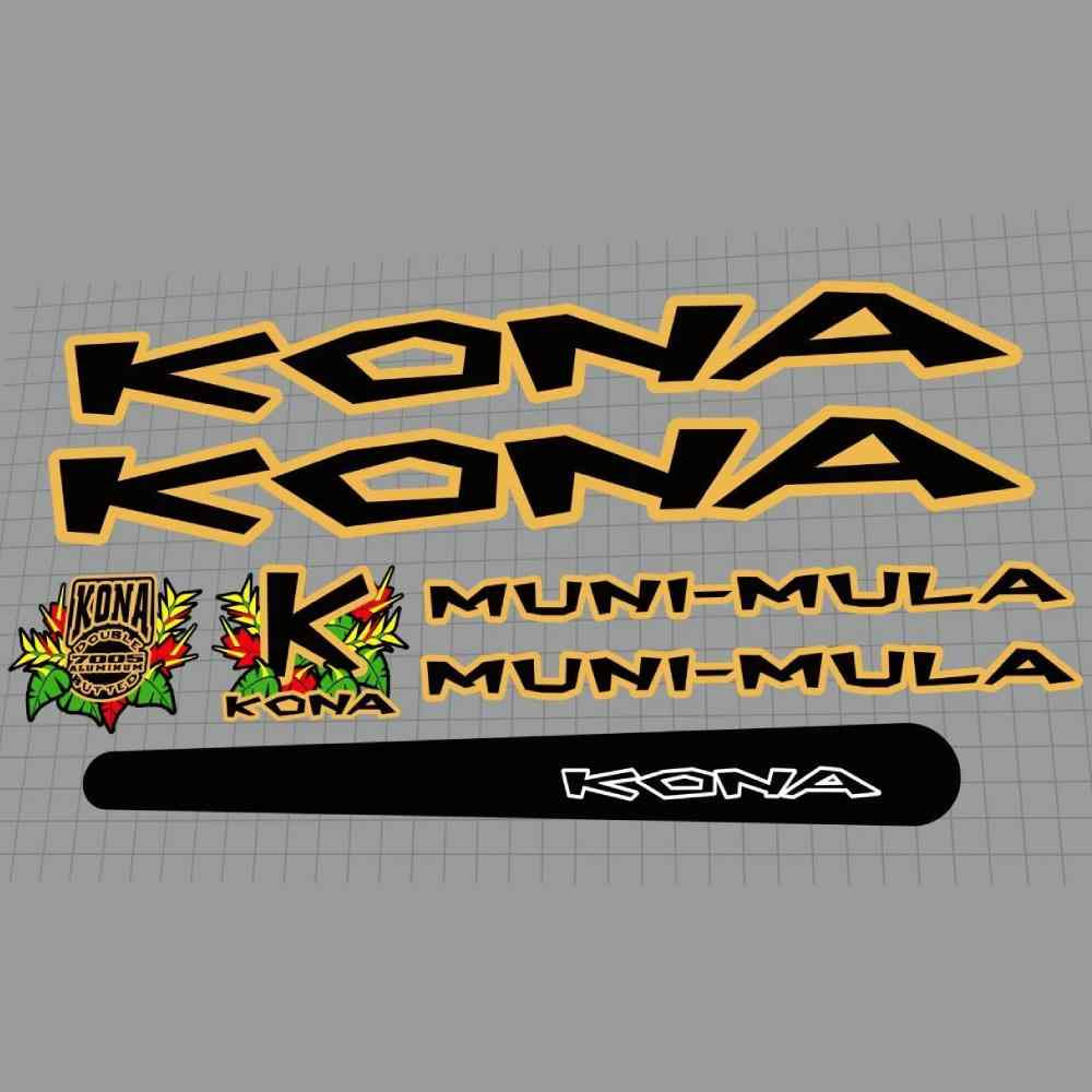 KONA(コナ)MUNI MULA(ムニムラ)フレームステッカーセット(1998)