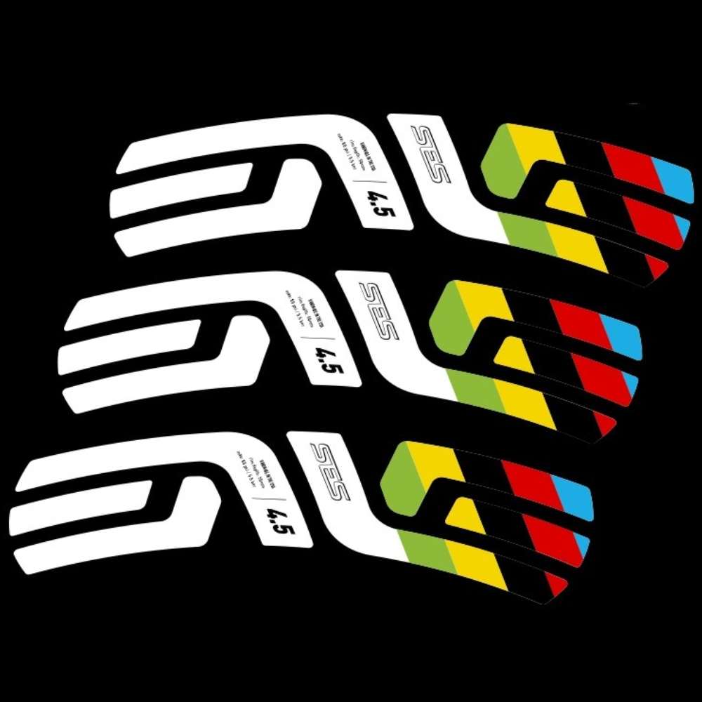 ENVE(エンヴィ)リムステッカーセット(SES 2.3/3.4/4.5/6.7/40/50/60mm/2025/レインボーカラー/リム2本分)