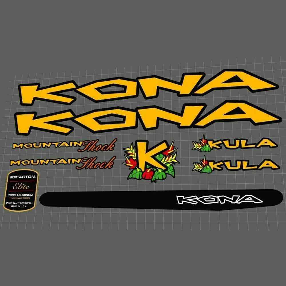 KONA(コナ)KULA(クラ)フレームステッカーセット(1997)