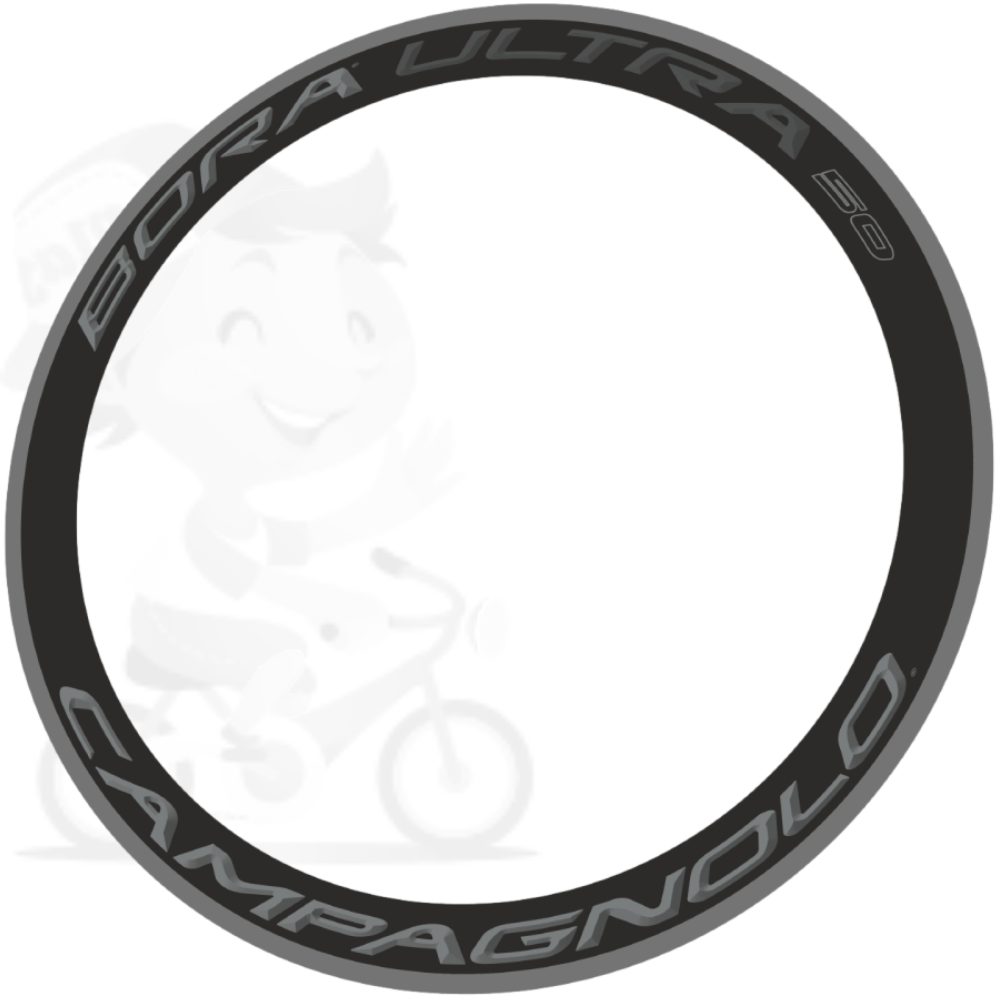 CAMPAGNOLO(カンパニョーロ)BORA ULTRA(ボラウルトラ)50リムステッカーセット(2015/オールグレー/リム2本分)