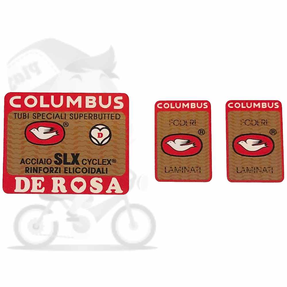COLUMBUS(コロンバス)SLXフレーム&フォークステッカーセット(DE ROSA(デローザ))