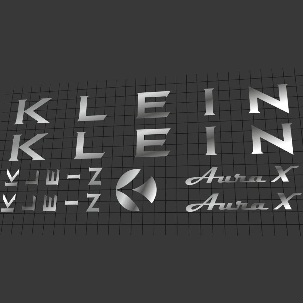 KLEIN(クライン)Aura(オーラ)Xフレームステッカーセット(2004/シルバー)