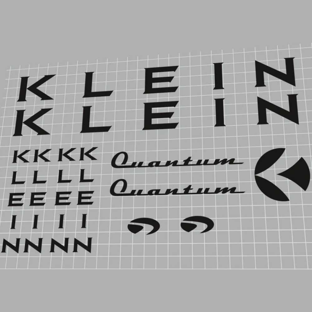 KLEIN(クライン)Quantum(クワンタム)フレームステッカーセット(2001/ブラック)