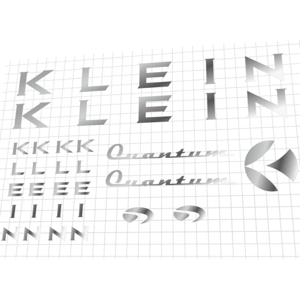 KLEIN(クライン)Quantum(クワンタム)フレームステッカーセット(2001/シルバー)