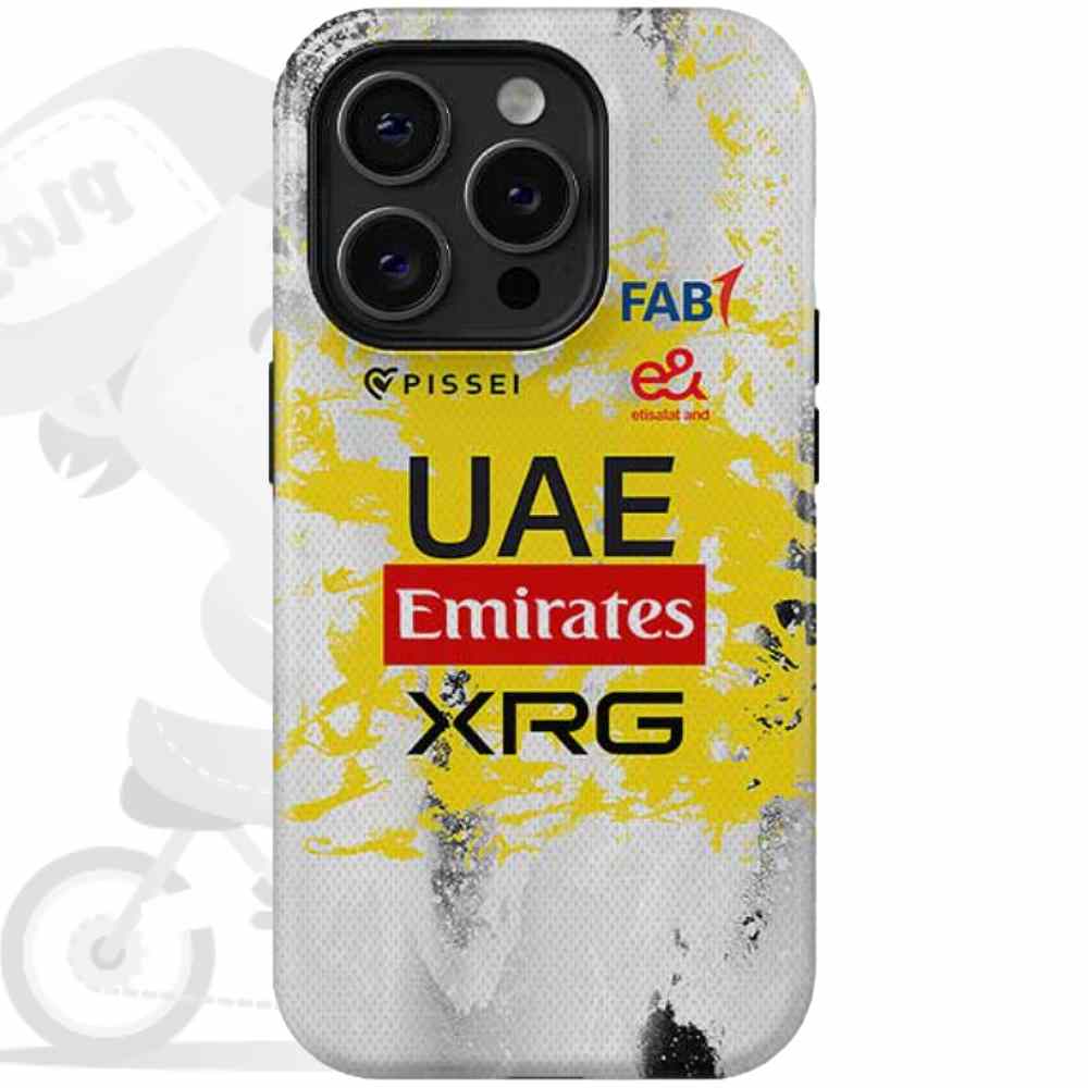 UAE TEAM EMIRATES(ユーエーイー チームエミレーツ)TADEJ POGACAR(タデイ ポガチャル)Tour de France(ツールドフランス)Maillot Jaune(マイヨジョーヌ)Tribute(トリビュート)iPhoneケース(2025)