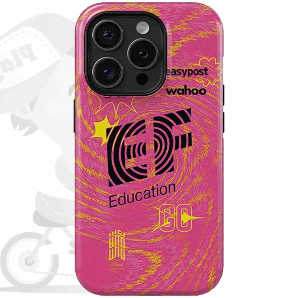 EF Education – easypost(イーエフエデュケーション イージーポスト)iPhoneケース(Pink Swirl)