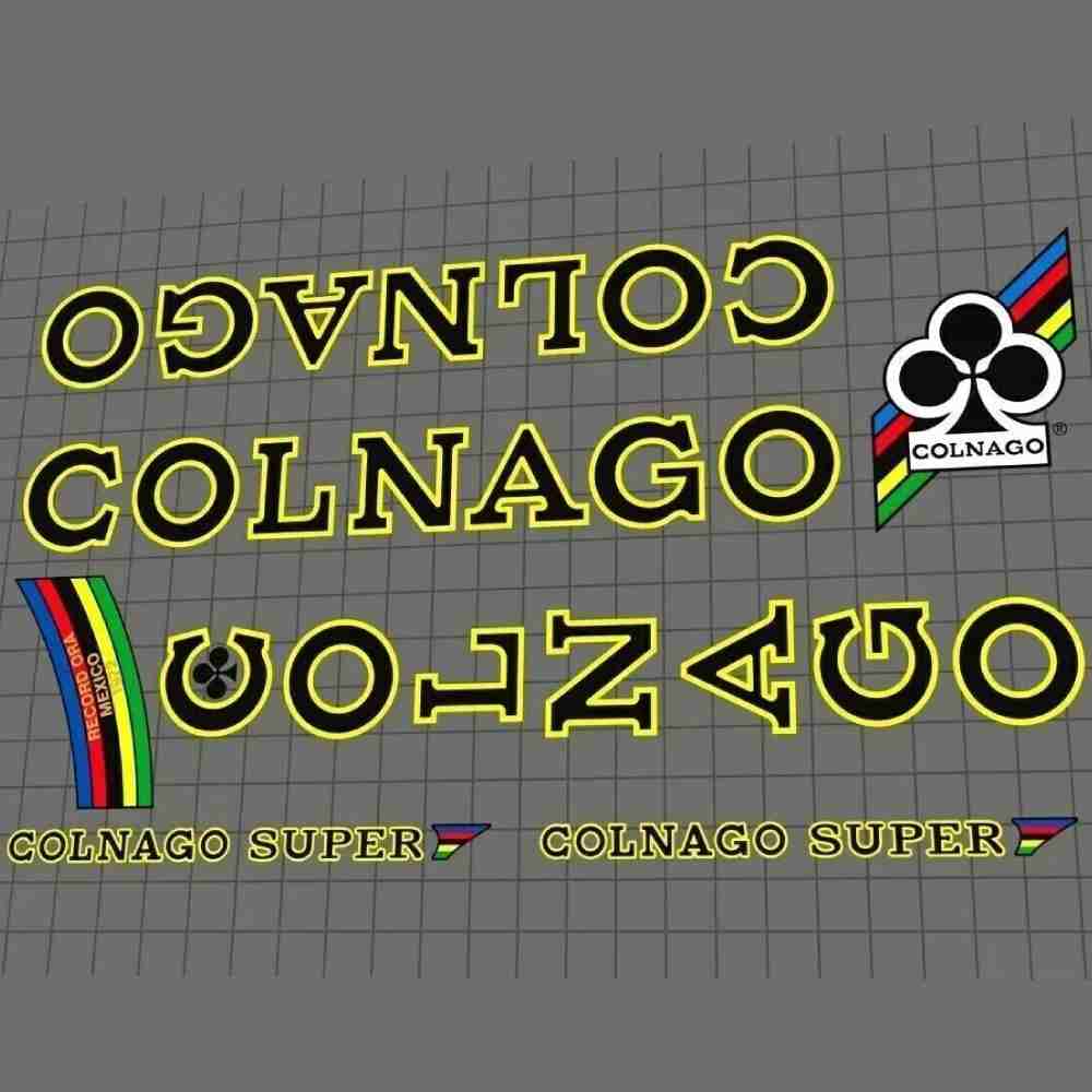 COLNAGO(コルナゴ)SUPER(スーパー)フレームステッカーセット(1975)